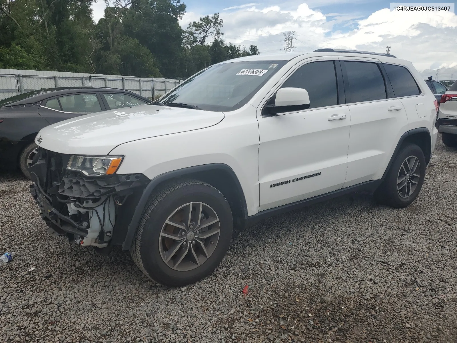 2018 Jeep Grand Cherokee Laredo VIN: 1C4RJEAG0JC513407 Lot: 68765884