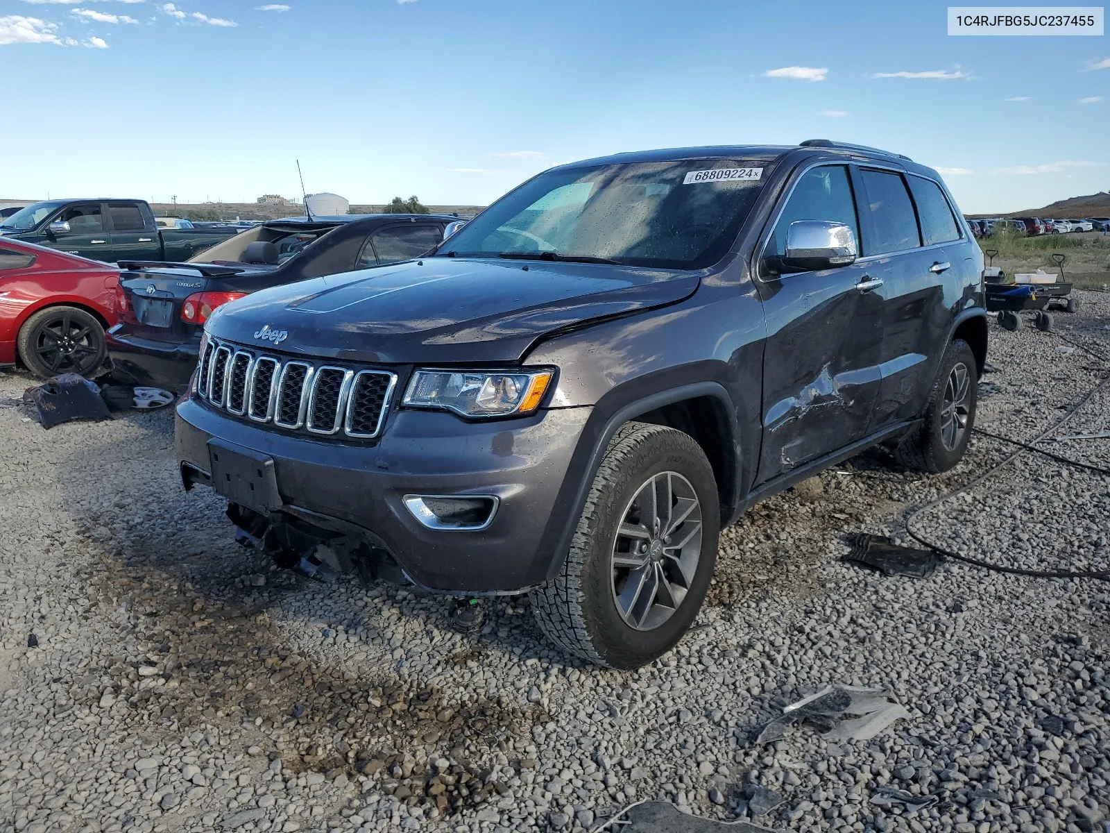 2018 Jeep Grand Cherokee Limited VIN: 1C4RJFBG5JC237455 Lot: 68809224