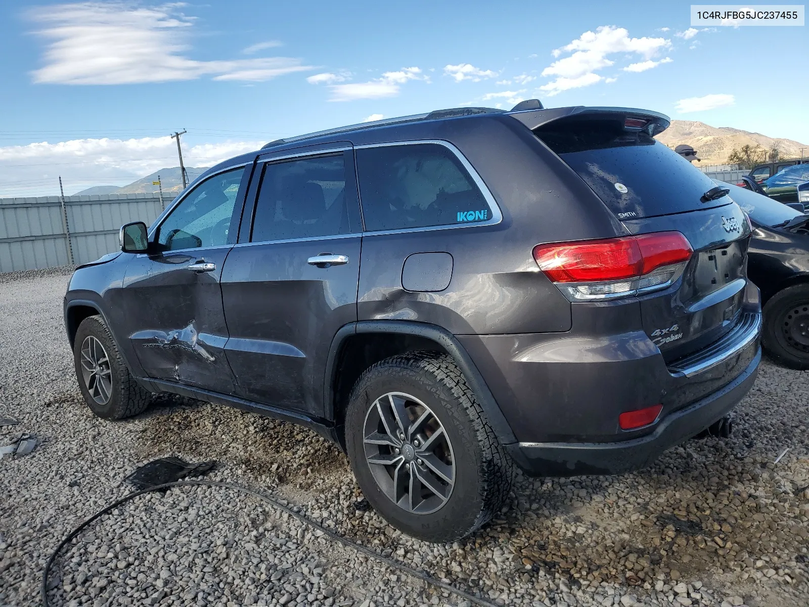 2018 Jeep Grand Cherokee Limited VIN: 1C4RJFBG5JC237455 Lot: 68809224