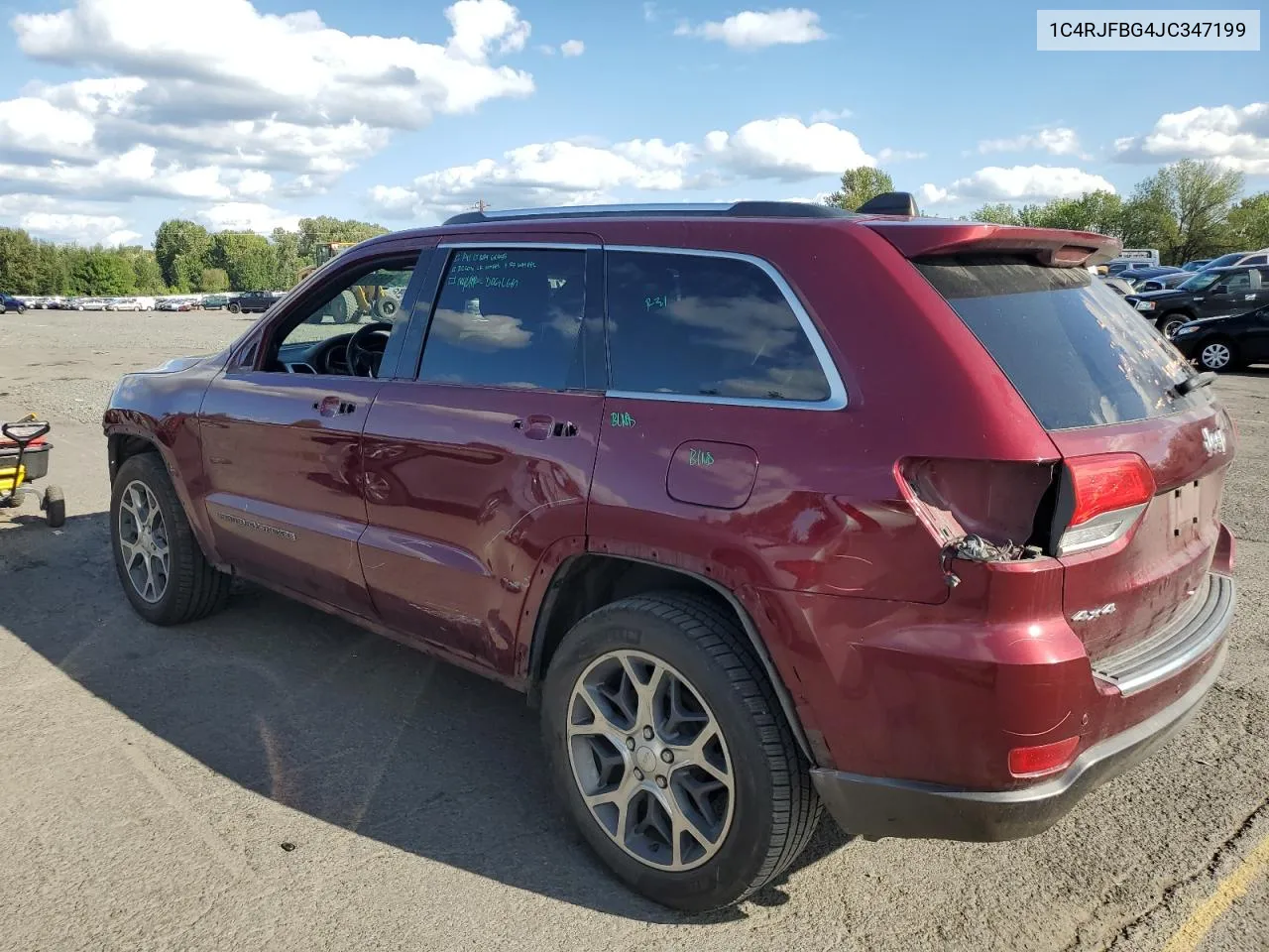 2018 Jeep Grand Cherokee Limited VIN: 1C4RJFBG4JC347199 Lot: 68919714