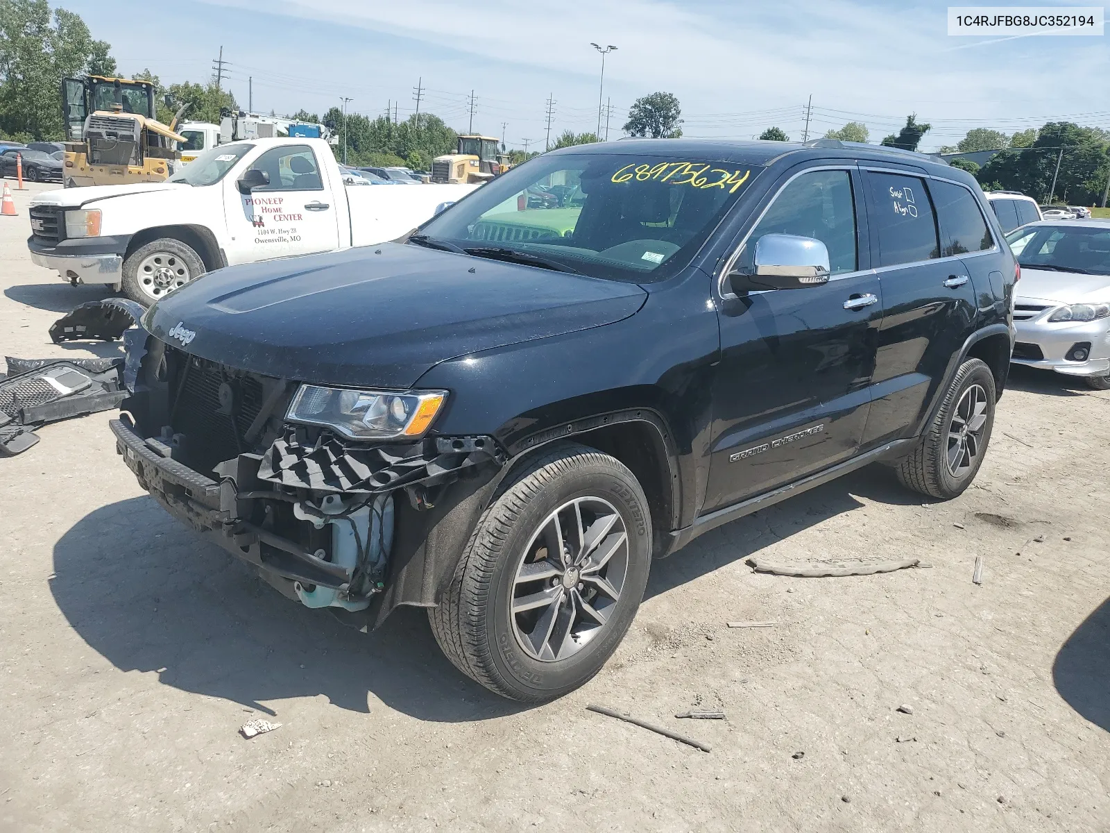 1C4RJFBG8JC352194 2018 Jeep Grand Cherokee Limited