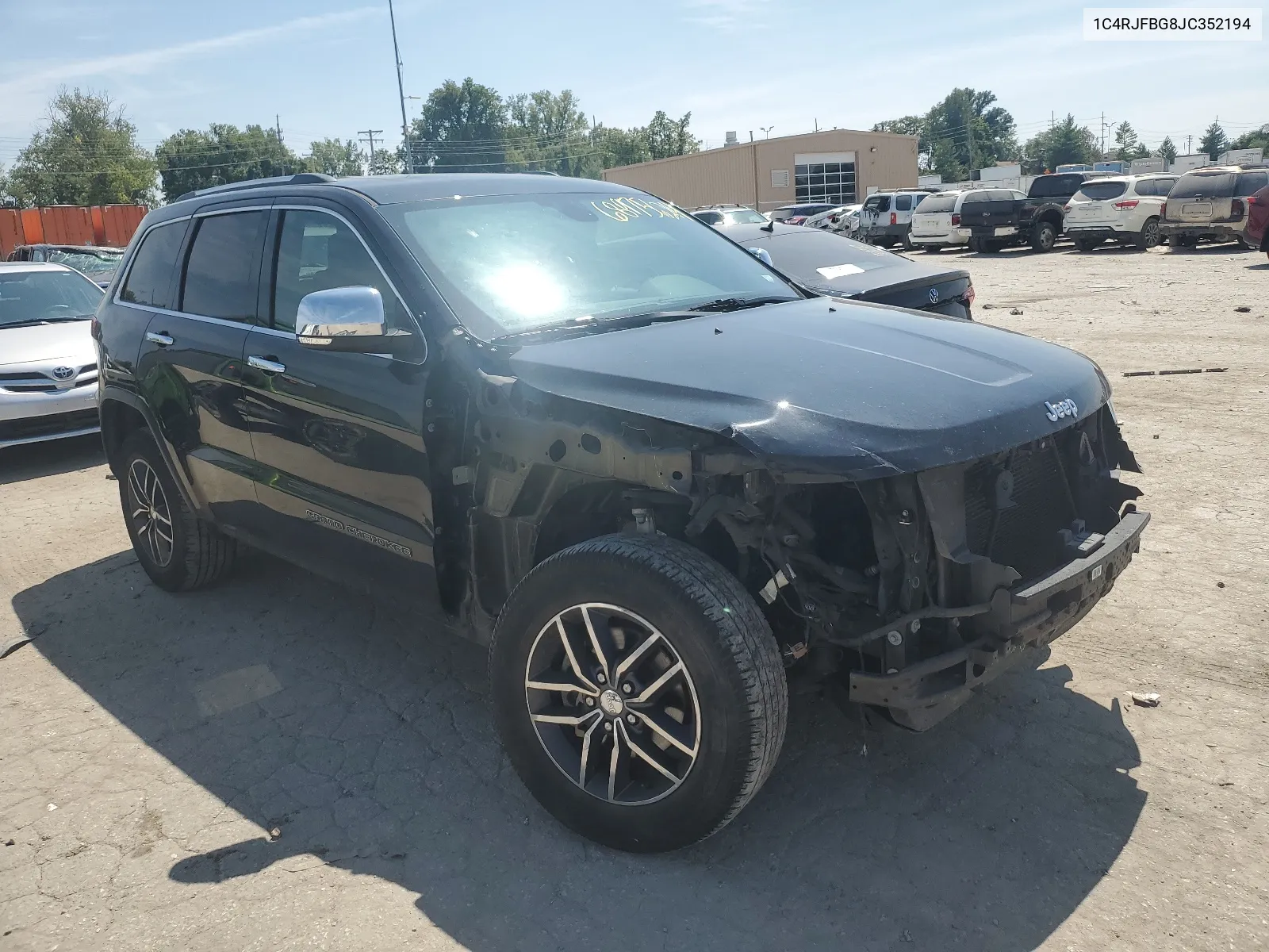 1C4RJFBG8JC352194 2018 Jeep Grand Cherokee Limited