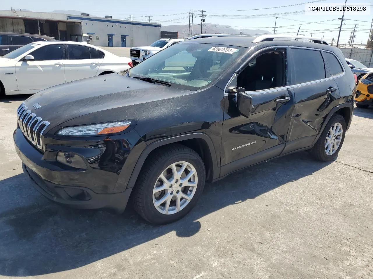 2018 Jeep Cherokee Latitude VIN: 1C4PJLCB3JD518298 Lot: 68984934