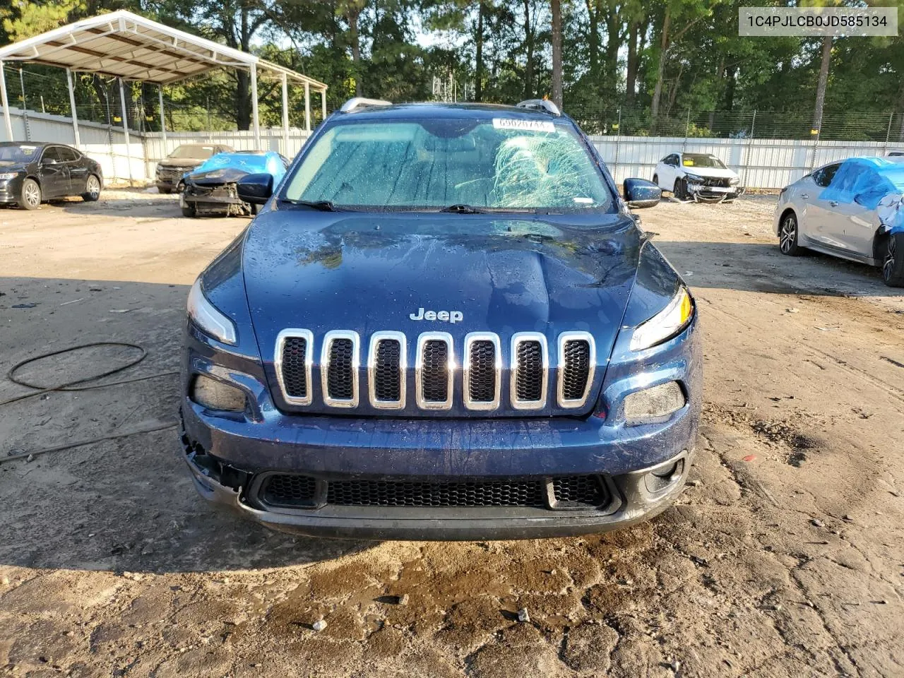 2018 Jeep Cherokee Latitude VIN: 1C4PJLCB0JD585134 Lot: 69020744