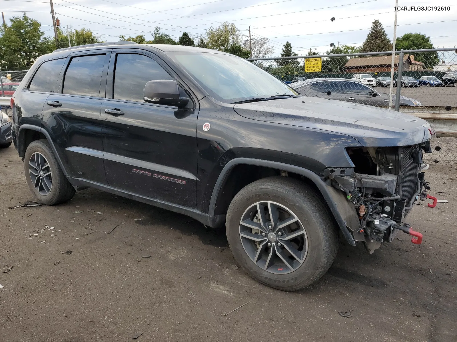 2018 Jeep Grand Cherokee Trailhawk VIN: 1C4RJFLG8JC192610 Lot: 69101174