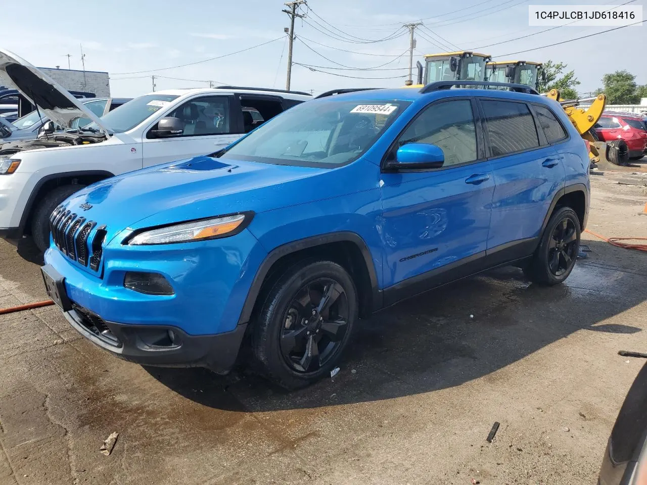 2018 Jeep Cherokee Latitude VIN: 1C4PJLCB1JD618416 Lot: 69109544