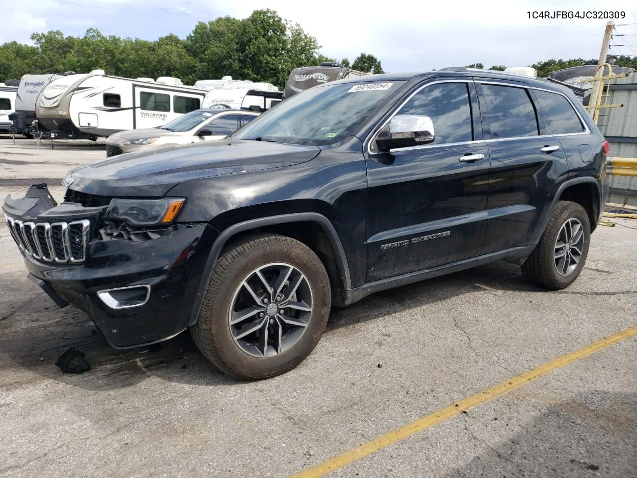 2018 Jeep Grand Cherokee Limited VIN: 1C4RJFBG4JC320309 Lot: 69240554