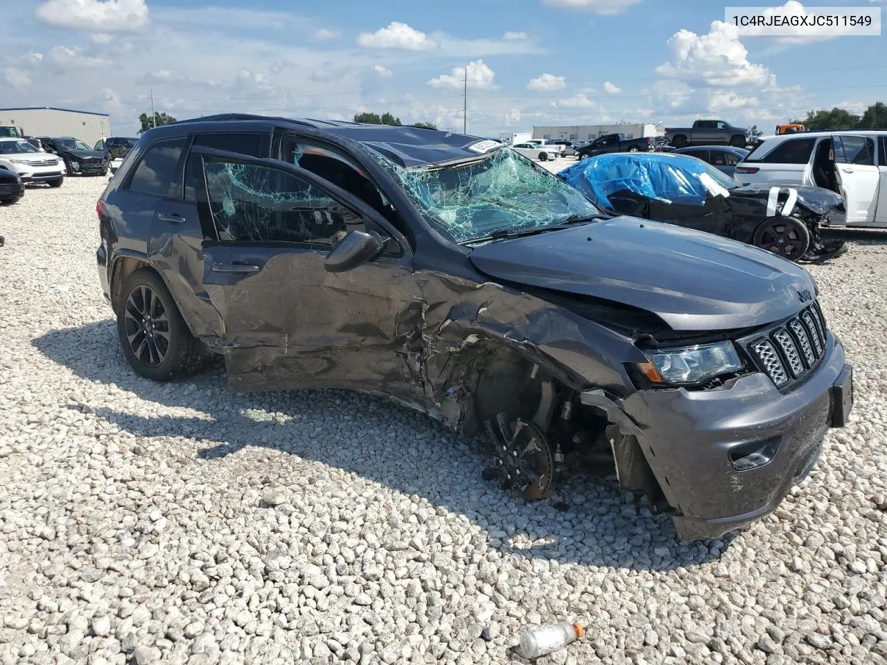 1C4RJEAGXJC511549 2018 Jeep Grand Cherokee Laredo