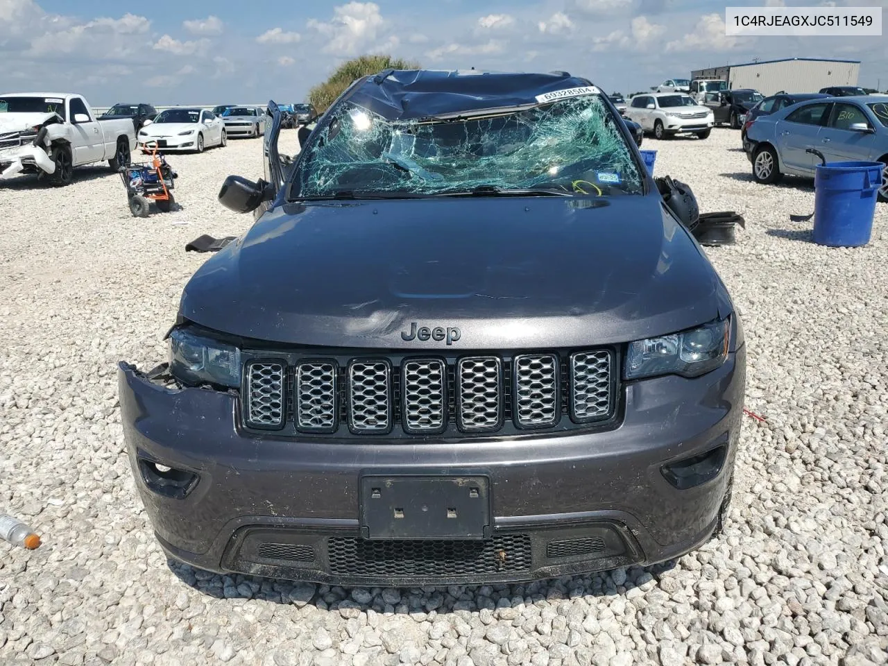 2018 Jeep Grand Cherokee Laredo VIN: 1C4RJEAGXJC511549 Lot: 69328504