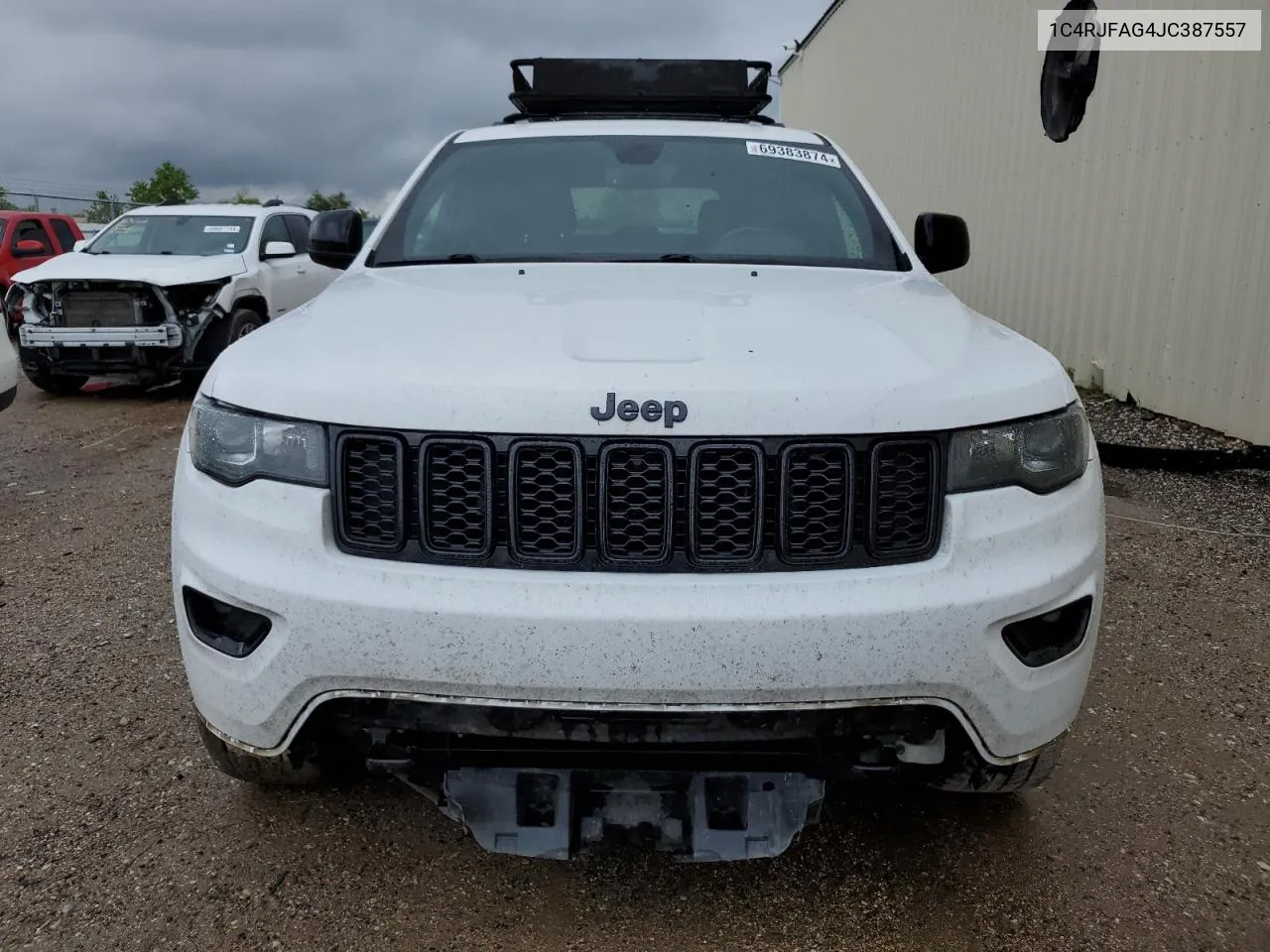 2018 Jeep Grand Cherokee Laredo VIN: 1C4RJFAG4JC387557 Lot: 69383874