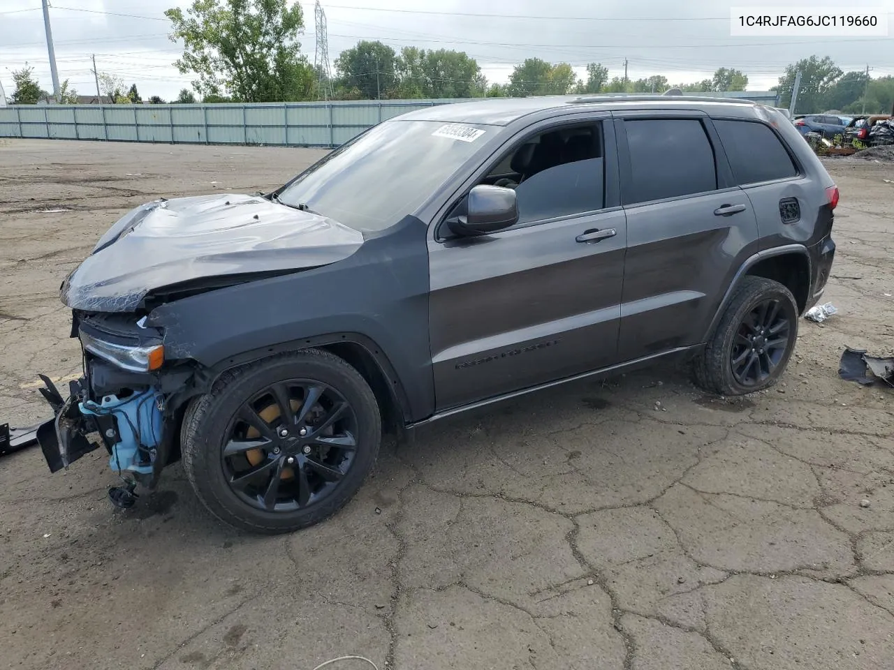 2018 Jeep Grand Cherokee Laredo VIN: 1C4RJFAG6JC119660 Lot: 69593304