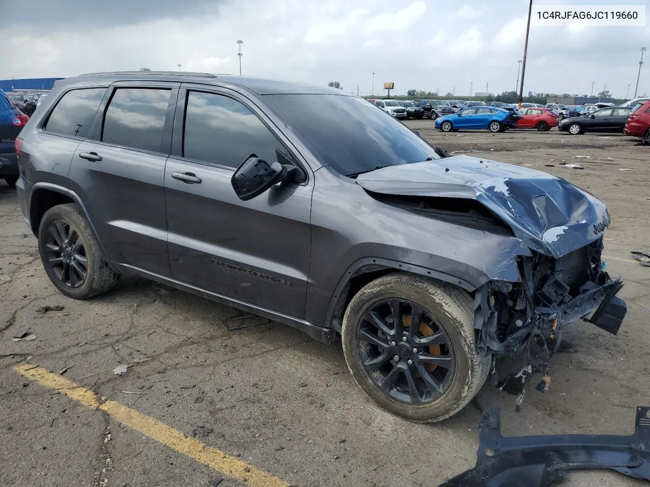 2018 Jeep Grand Cherokee Laredo VIN: 1C4RJFAG6JC119660 Lot: 69593304