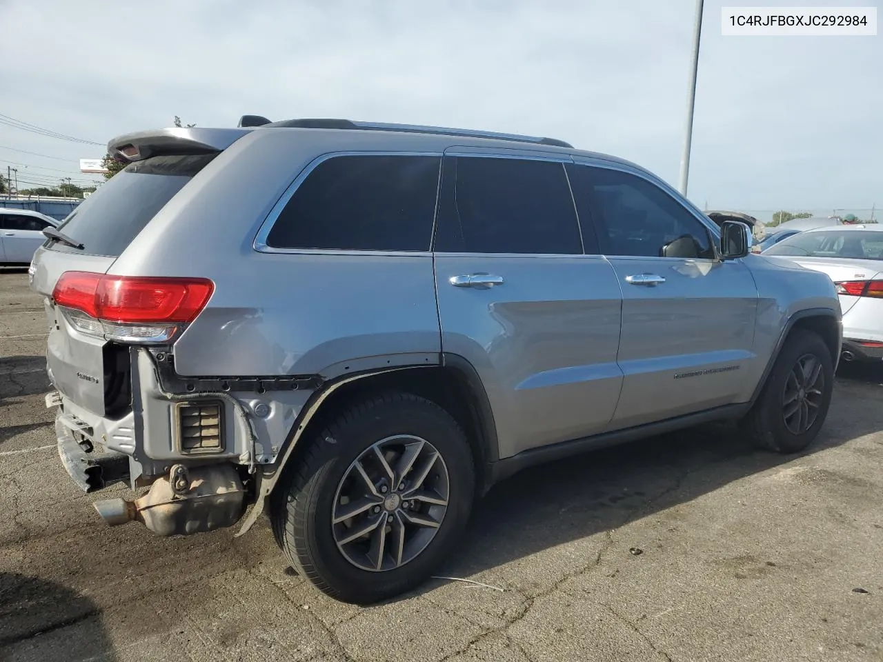 2018 Jeep Grand Cherokee Limited VIN: 1C4RJFBGXJC292984 Lot: 69615084