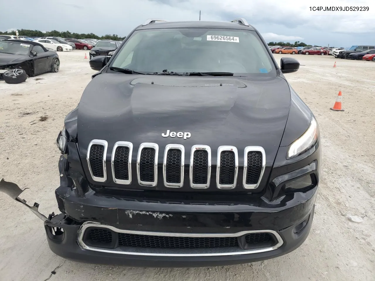 2018 Jeep Cherokee Limited VIN: 1C4PJMDX9JD529239 Lot: 69626564