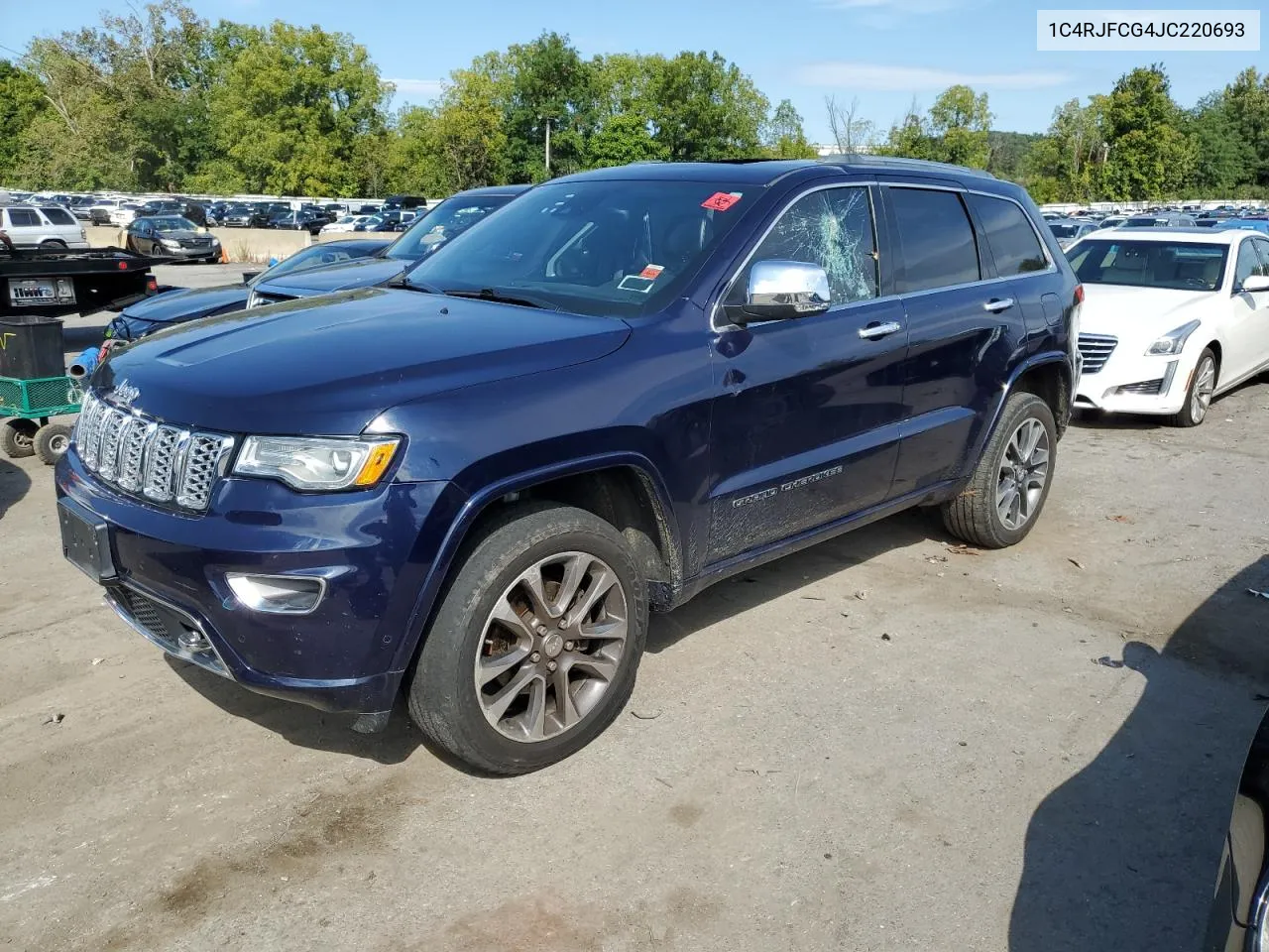 2018 Jeep Grand Cherokee Overland VIN: 1C4RJFCG4JC220693 Lot: 69711234