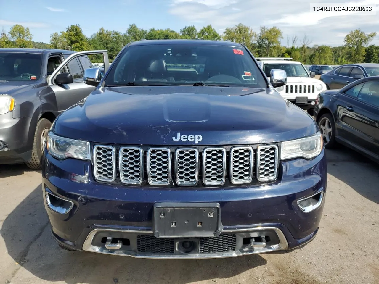 2018 Jeep Grand Cherokee Overland VIN: 1C4RJFCG4JC220693 Lot: 69711234