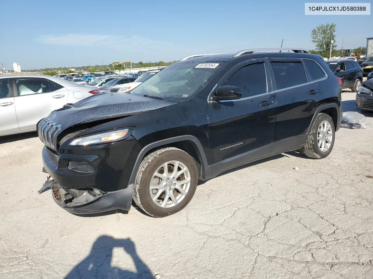 1C4PJLCX1JD580388 2018 Jeep Cherokee Latitude