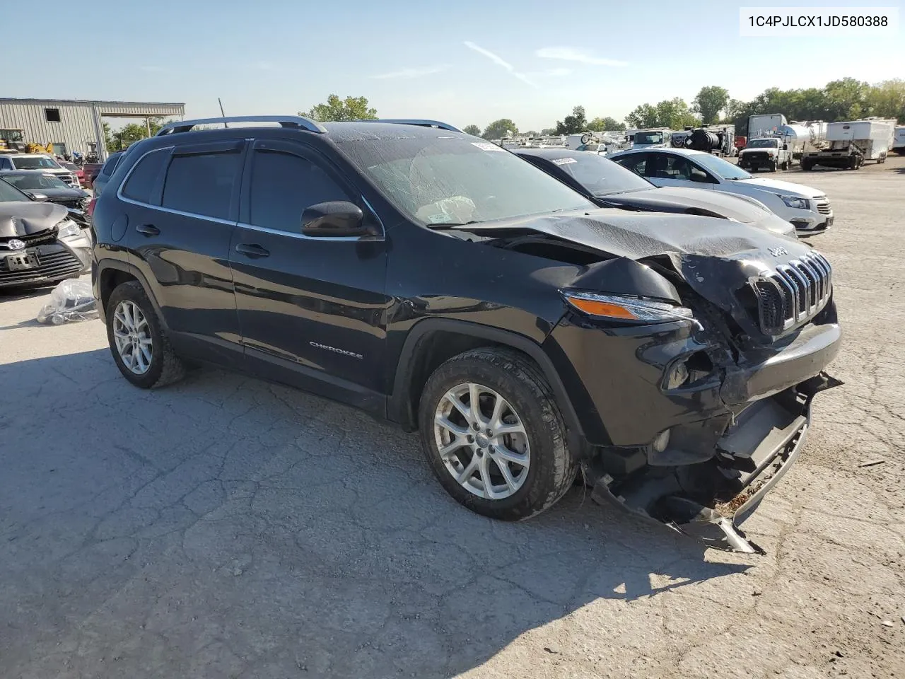 1C4PJLCX1JD580388 2018 Jeep Cherokee Latitude