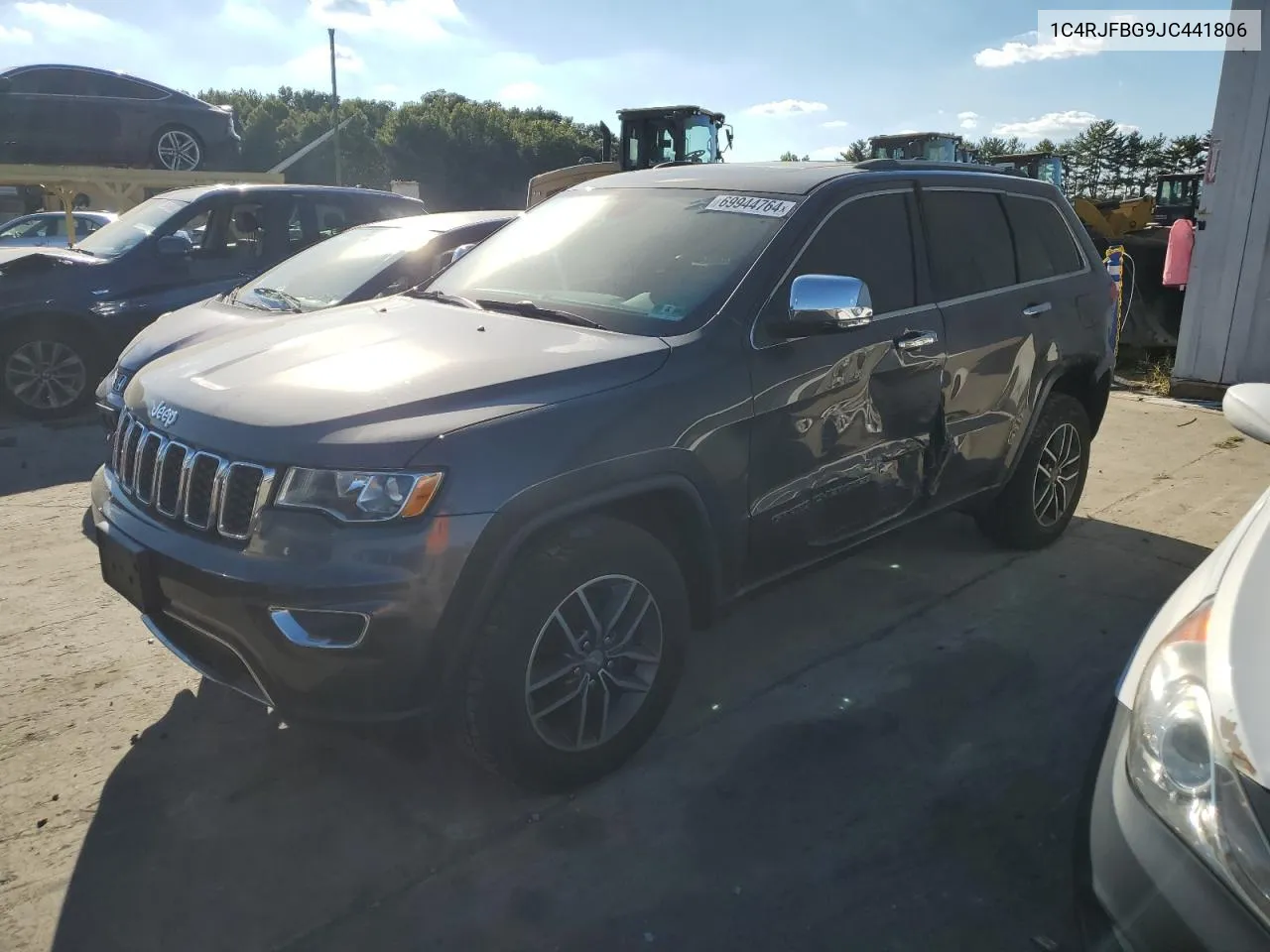 2018 Jeep Grand Cherokee Limited VIN: 1C4RJFBG9JC441806 Lot: 69944764