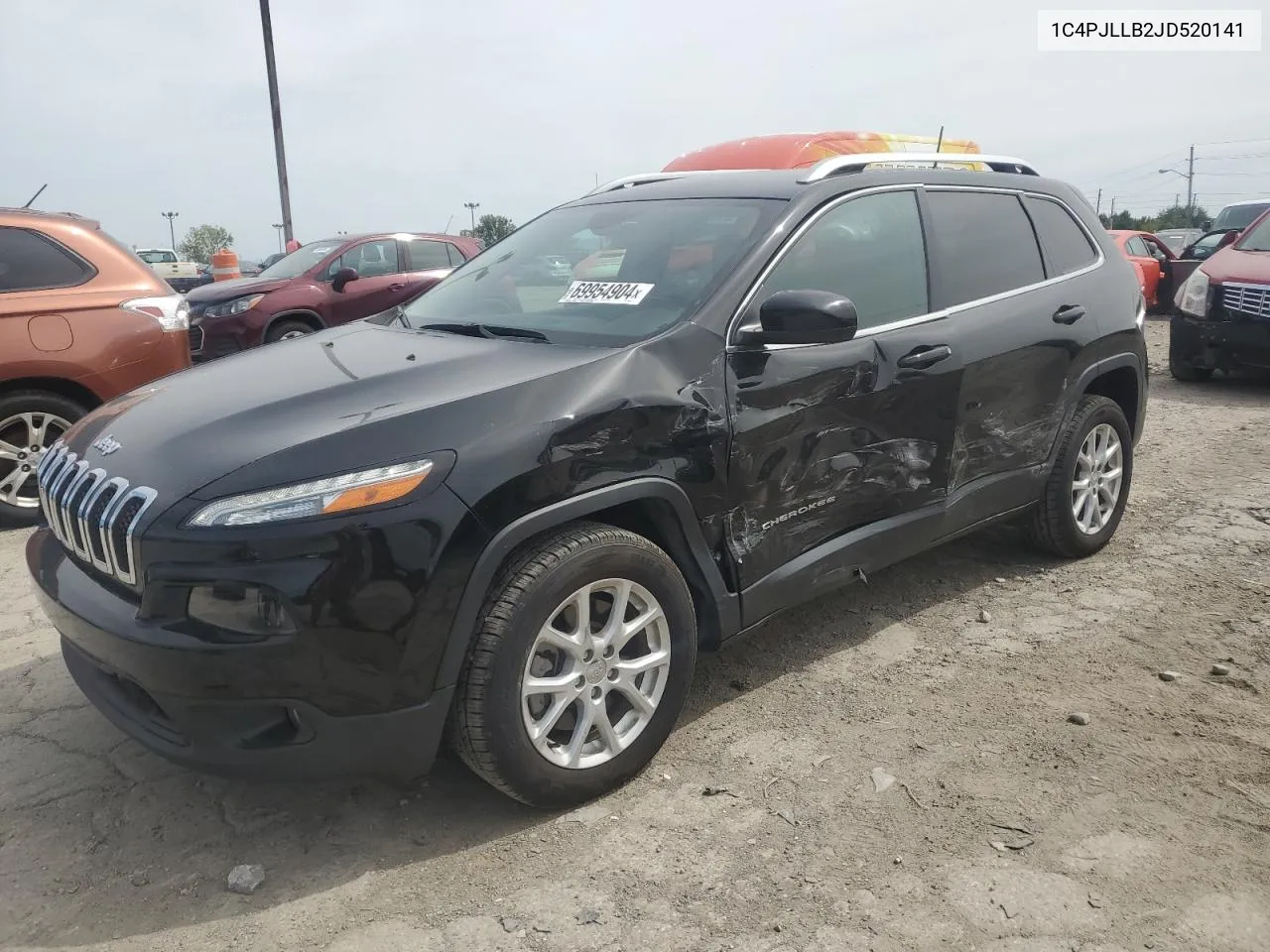 1C4PJLLB2JD520141 2018 Jeep Cherokee Latitude Plus