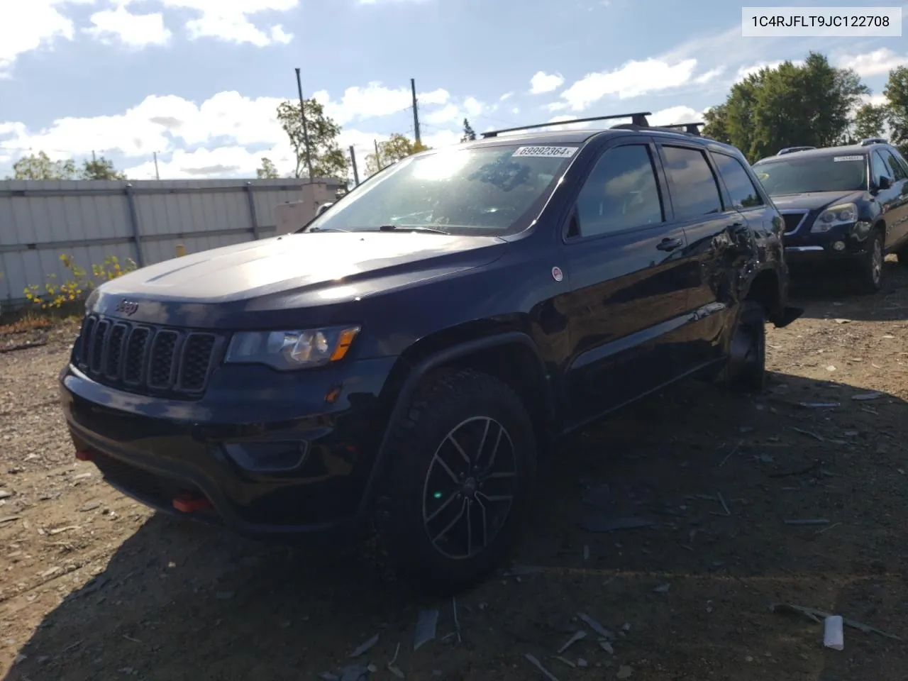 2018 Jeep Grand Cherokee Trailhawk VIN: 1C4RJFLT9JC122708 Lot: 69992364