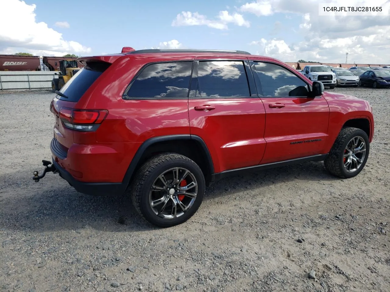 2018 Jeep Grand Cherokee Trailhawk VIN: 1C4RJFLT8JC281655 Lot: 69997634