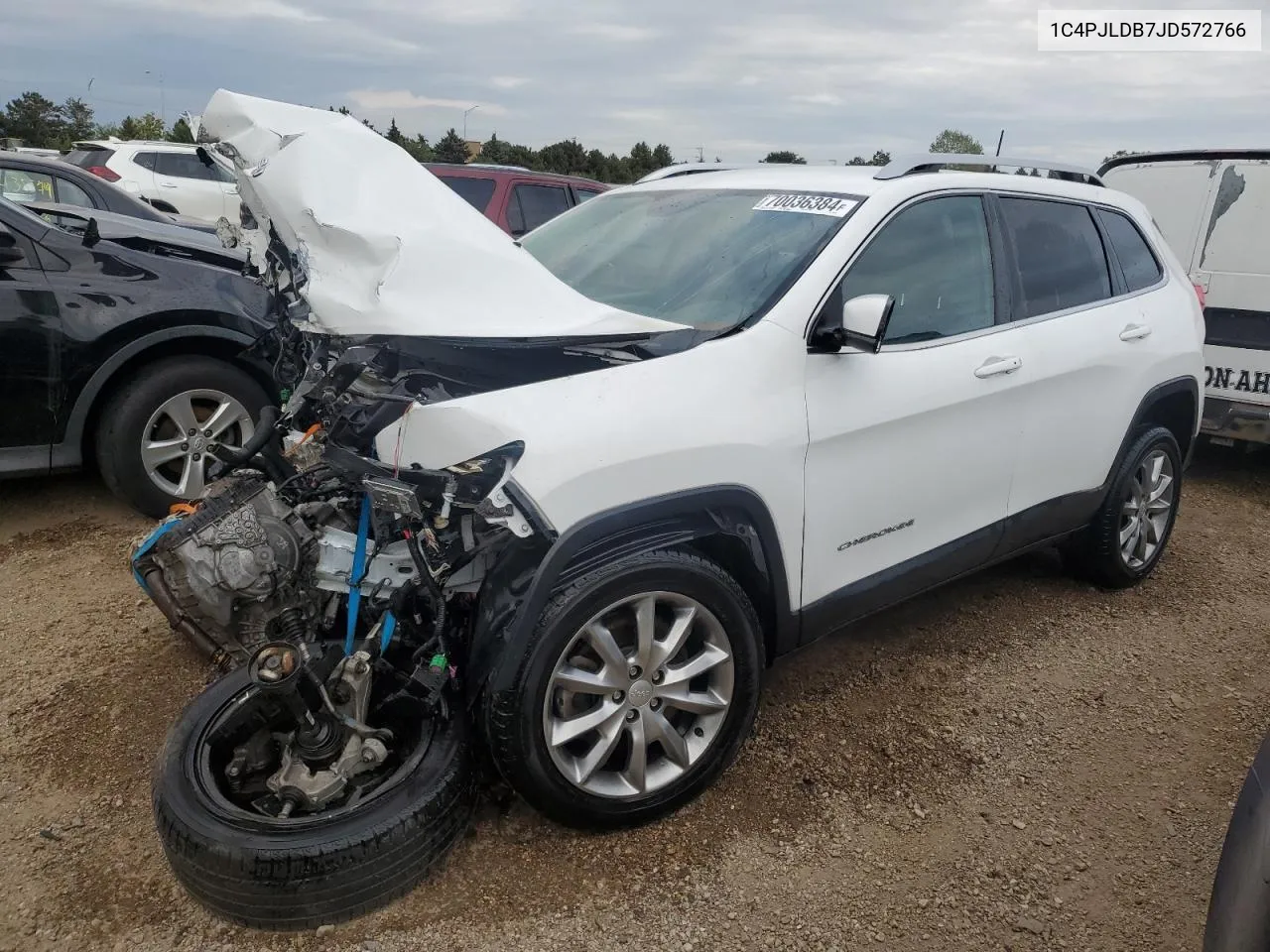 1C4PJLDB7JD572766 2018 Jeep Cherokee Limited