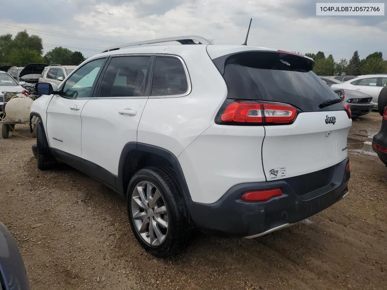 2018 Jeep Cherokee Limited VIN: 1C4PJLDB7JD572766 Lot: 70036384