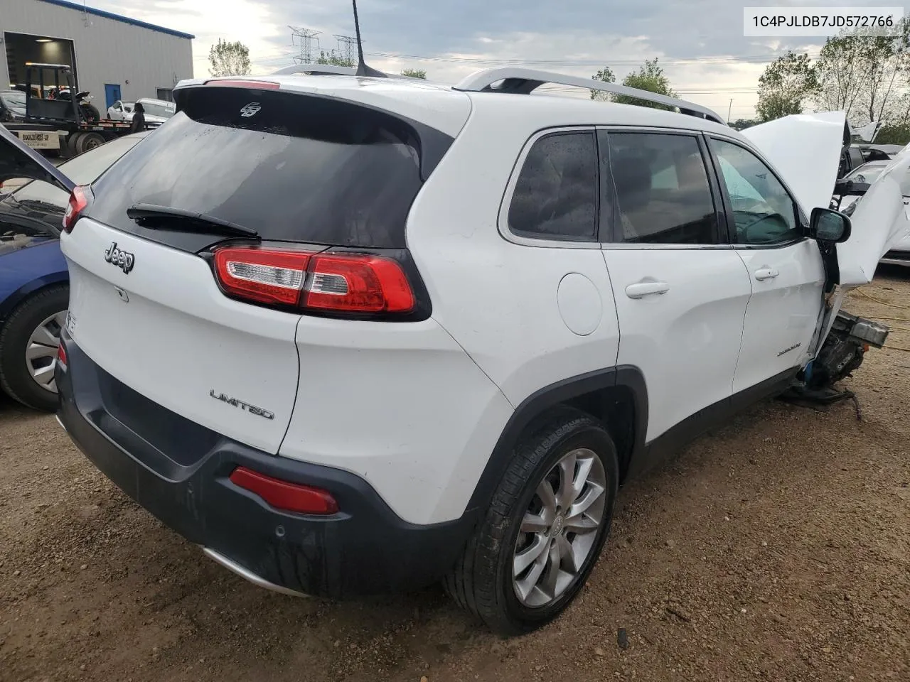 1C4PJLDB7JD572766 2018 Jeep Cherokee Limited