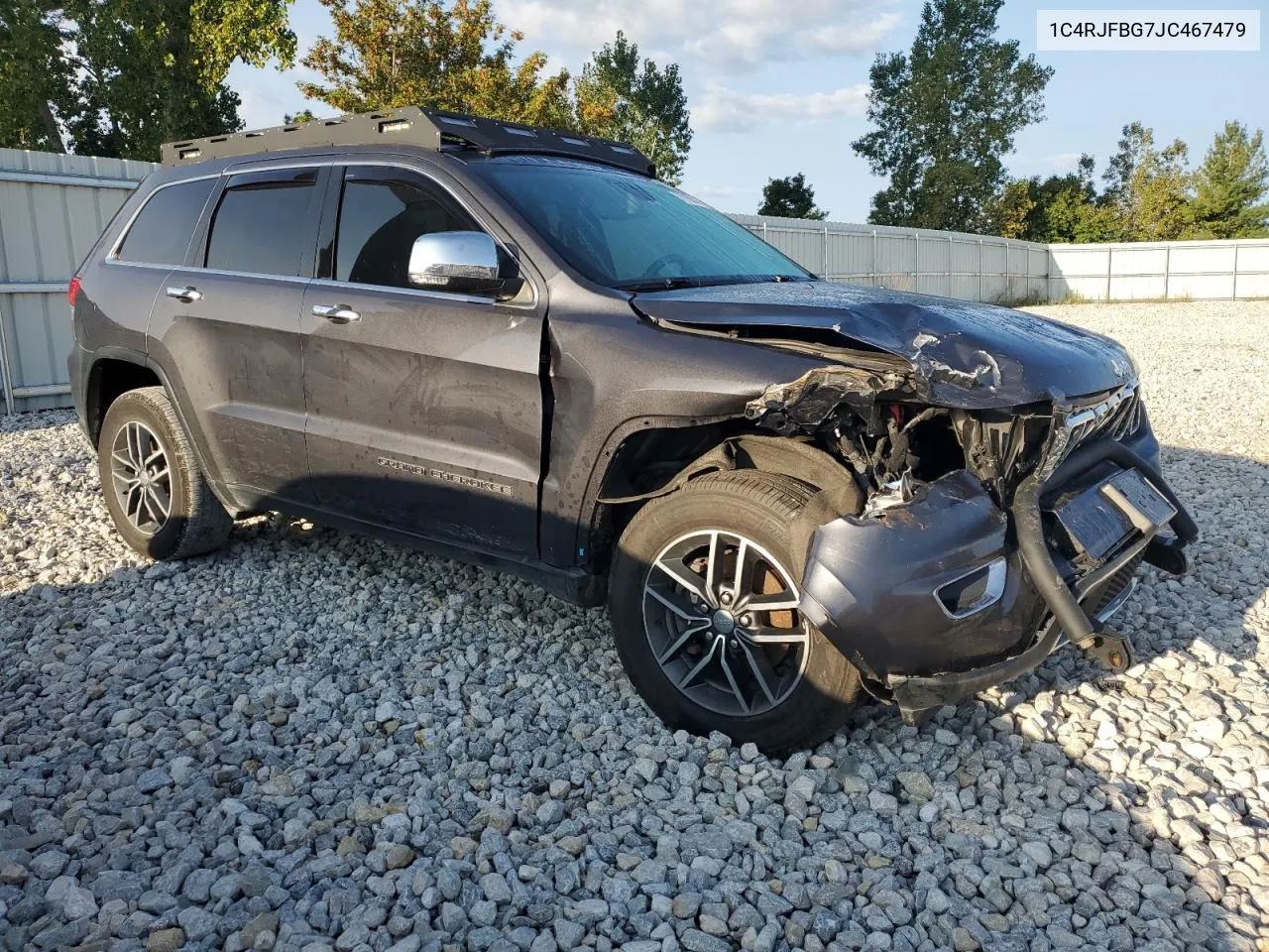 2018 Jeep Grand Cherokee Limited VIN: 1C4RJFBG7JC467479 Lot: 70150814