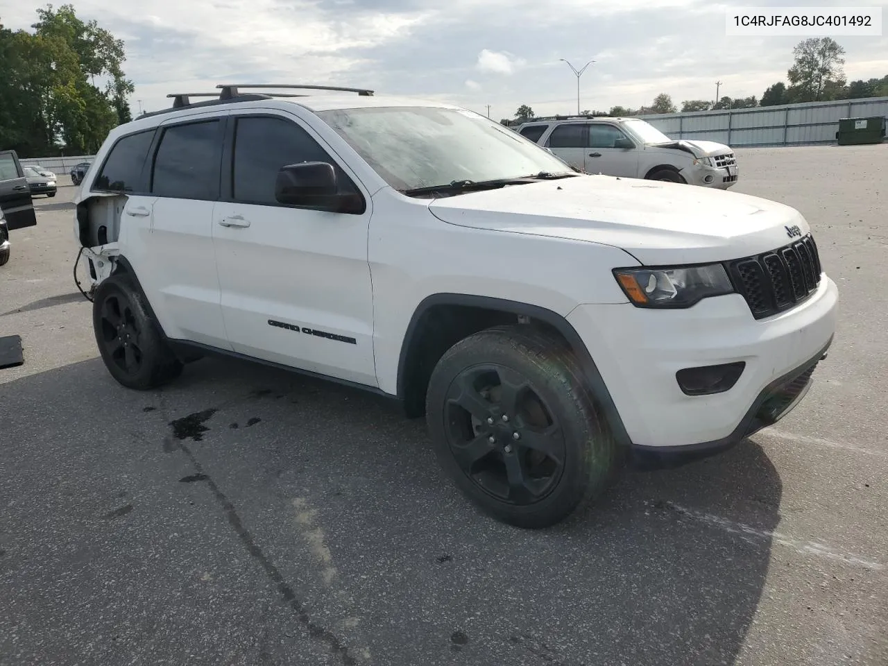 2018 Jeep Grand Cherokee Laredo VIN: 1C4RJFAG8JC401492 Lot: 70312024