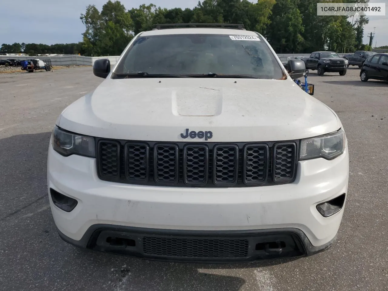 2018 Jeep Grand Cherokee Laredo VIN: 1C4RJFAG8JC401492 Lot: 70312024