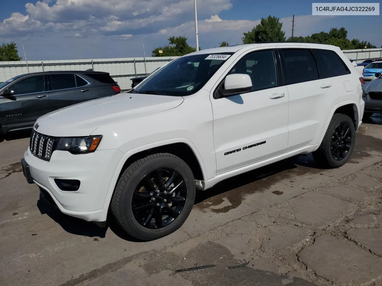 2018 Jeep Grand Cherokee Laredo VIN: 1C4RJFAG4JC322269 Lot: 70326654