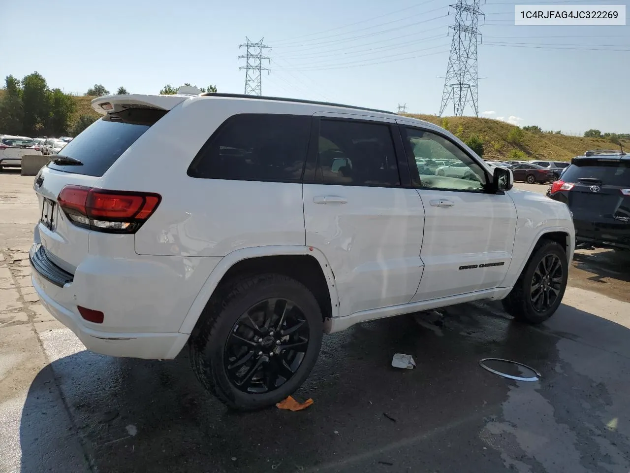 2018 Jeep Grand Cherokee Laredo VIN: 1C4RJFAG4JC322269 Lot: 70326654