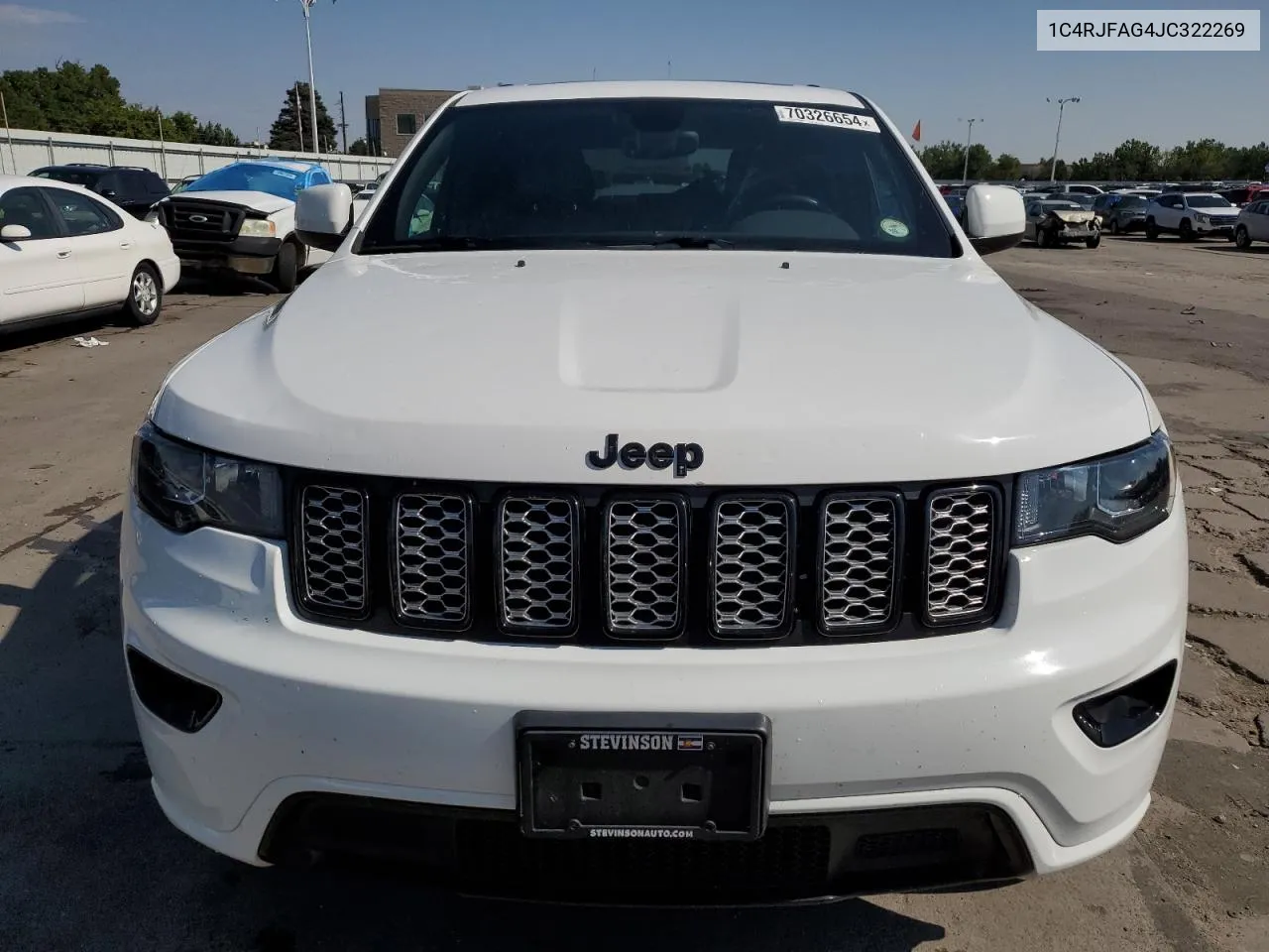 2018 Jeep Grand Cherokee Laredo VIN: 1C4RJFAG4JC322269 Lot: 70326654