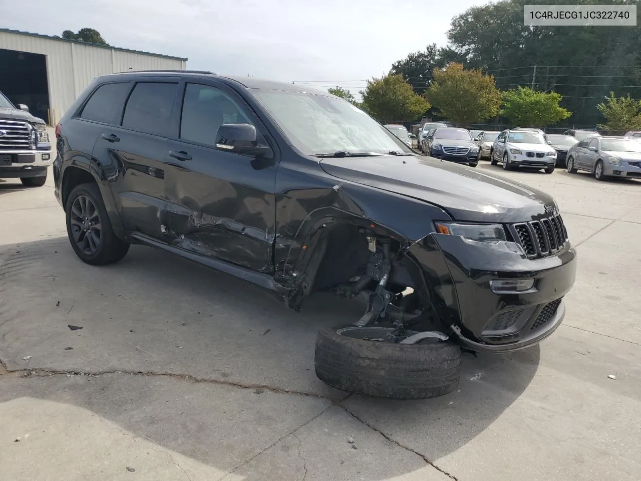 1C4RJECG1JC322740 2018 Jeep Grand Cherokee Overland