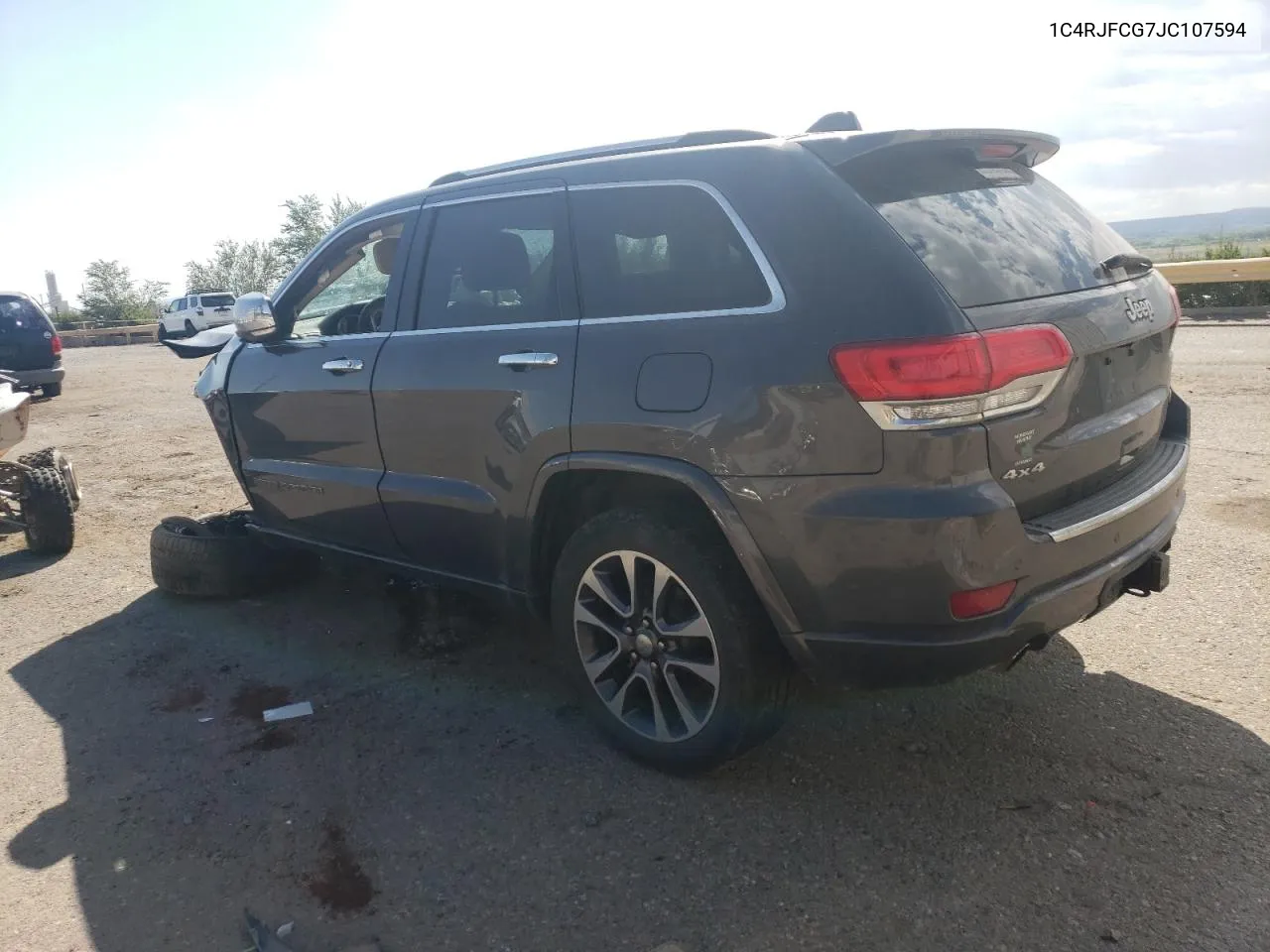 2018 Jeep Grand Cherokee Overland VIN: 1C4RJFCG7JC107594 Lot: 70515944