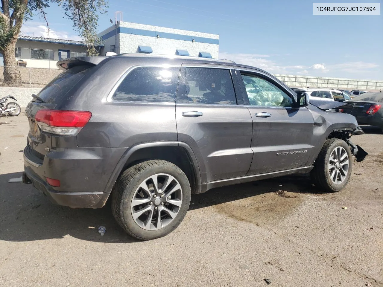 2018 Jeep Grand Cherokee Overland VIN: 1C4RJFCG7JC107594 Lot: 70515944