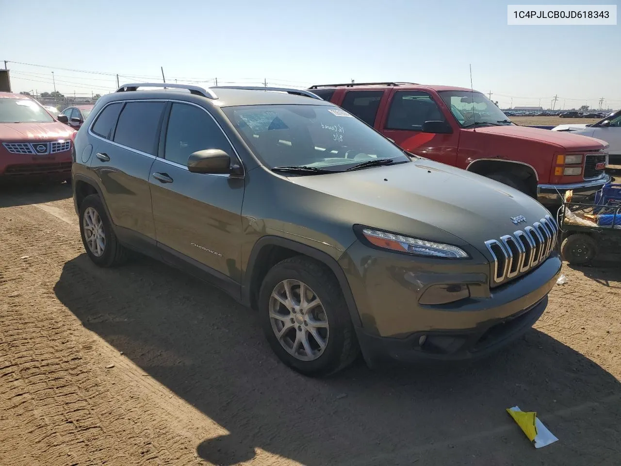 2018 Jeep Cherokee Latitude VIN: 1C4PJLCB0JD618343 Lot: 70518064