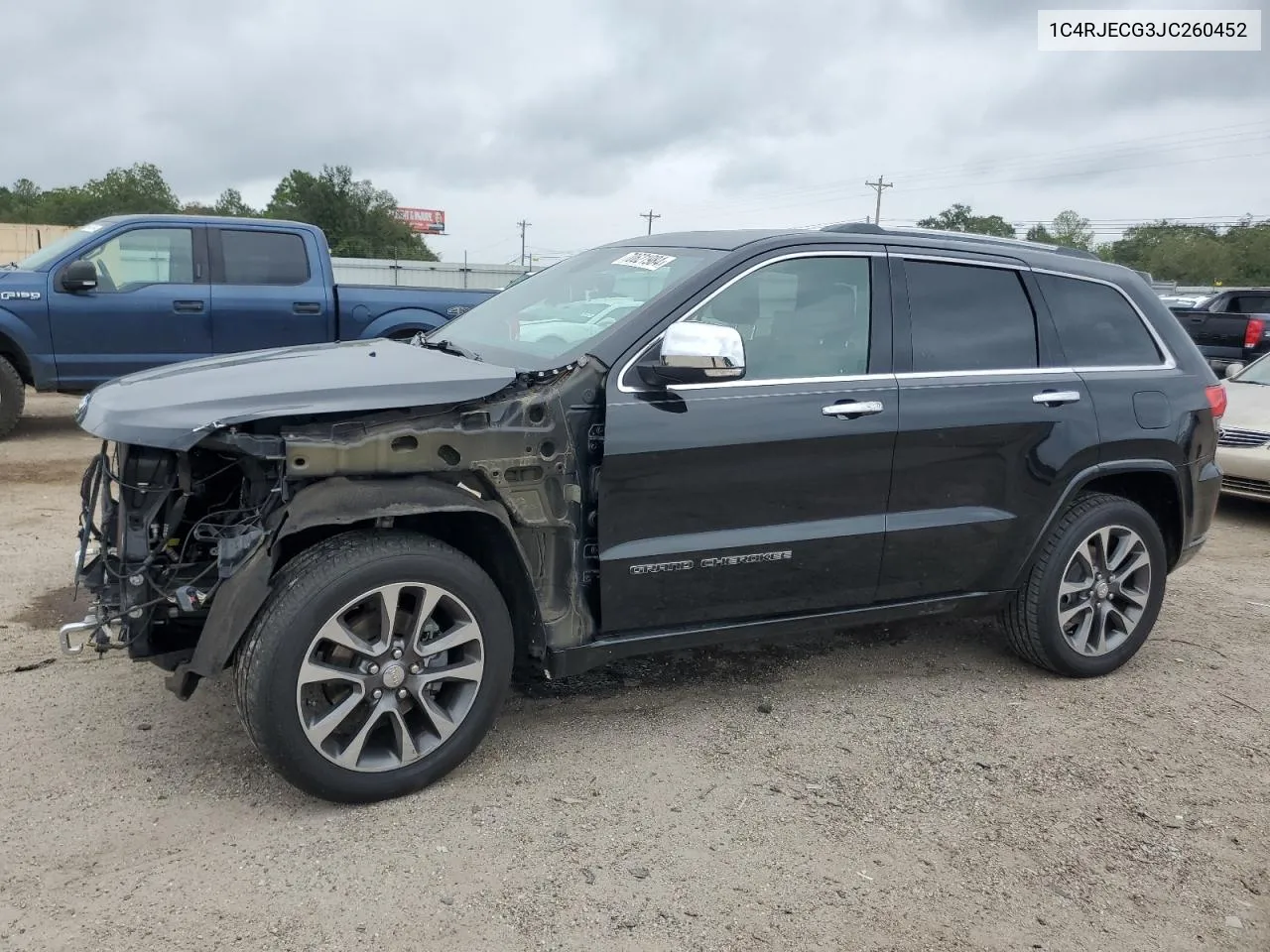 2018 Jeep Grand Cherokee Overland VIN: 1C4RJECG3JC260452 Lot: 70621984