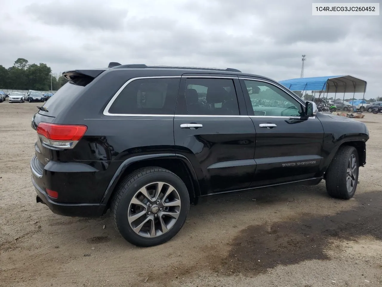 2018 Jeep Grand Cherokee Overland VIN: 1C4RJECG3JC260452 Lot: 70621984