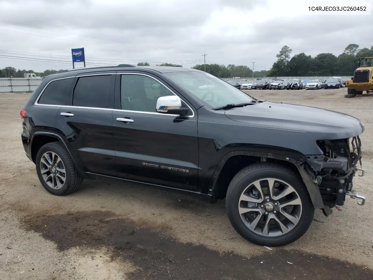 2018 Jeep Grand Cherokee Overland VIN: 1C4RJECG3JC260452 Lot: 70621984