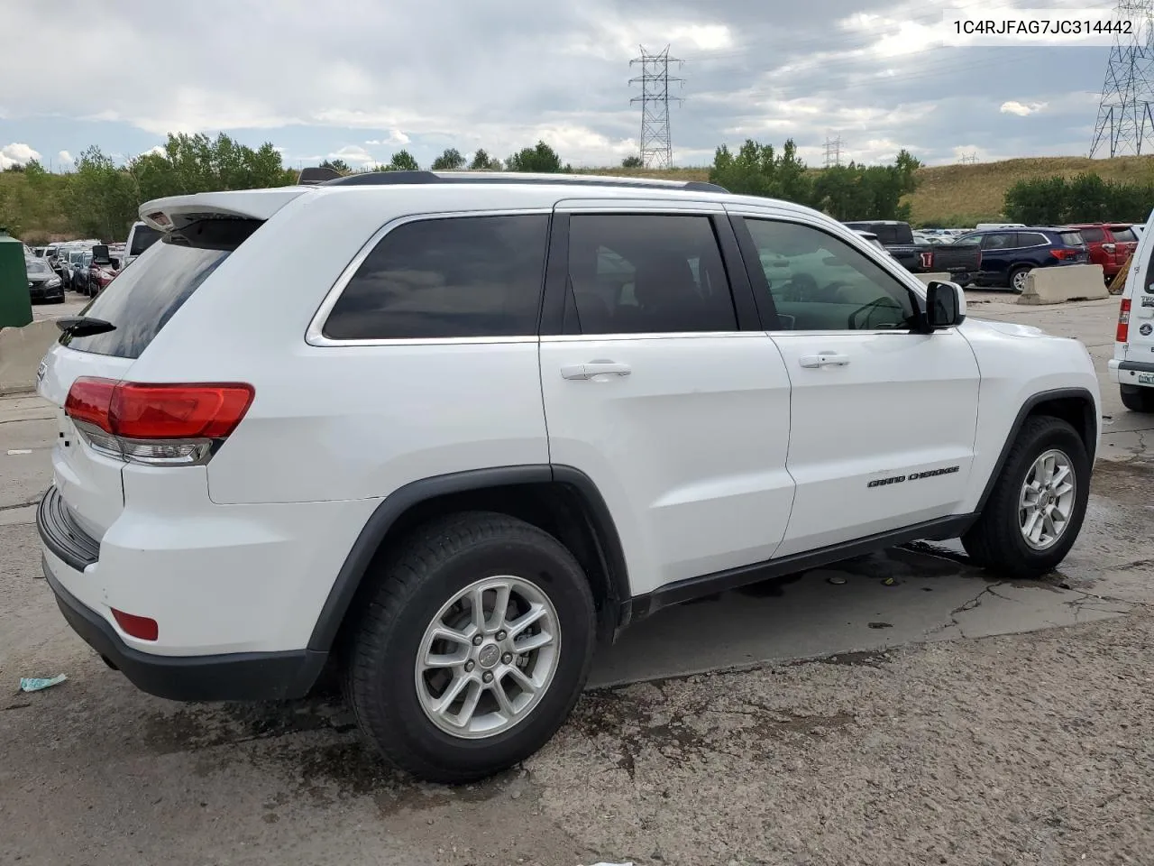 2018 Jeep Grand Cherokee Laredo VIN: 1C4RJFAG7JC314442 Lot: 70721224