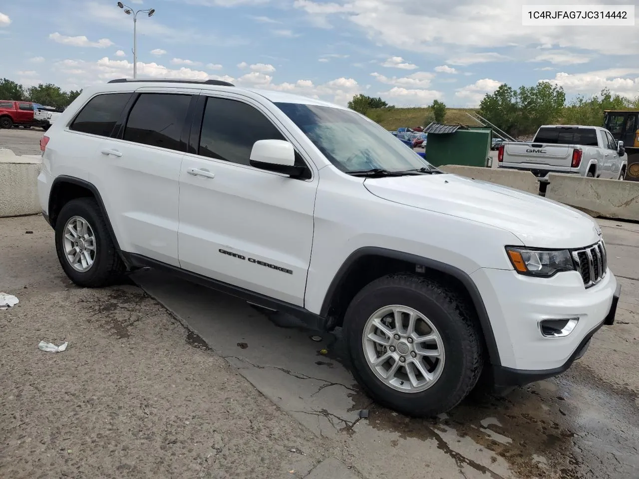 2018 Jeep Grand Cherokee Laredo VIN: 1C4RJFAG7JC314442 Lot: 70721224