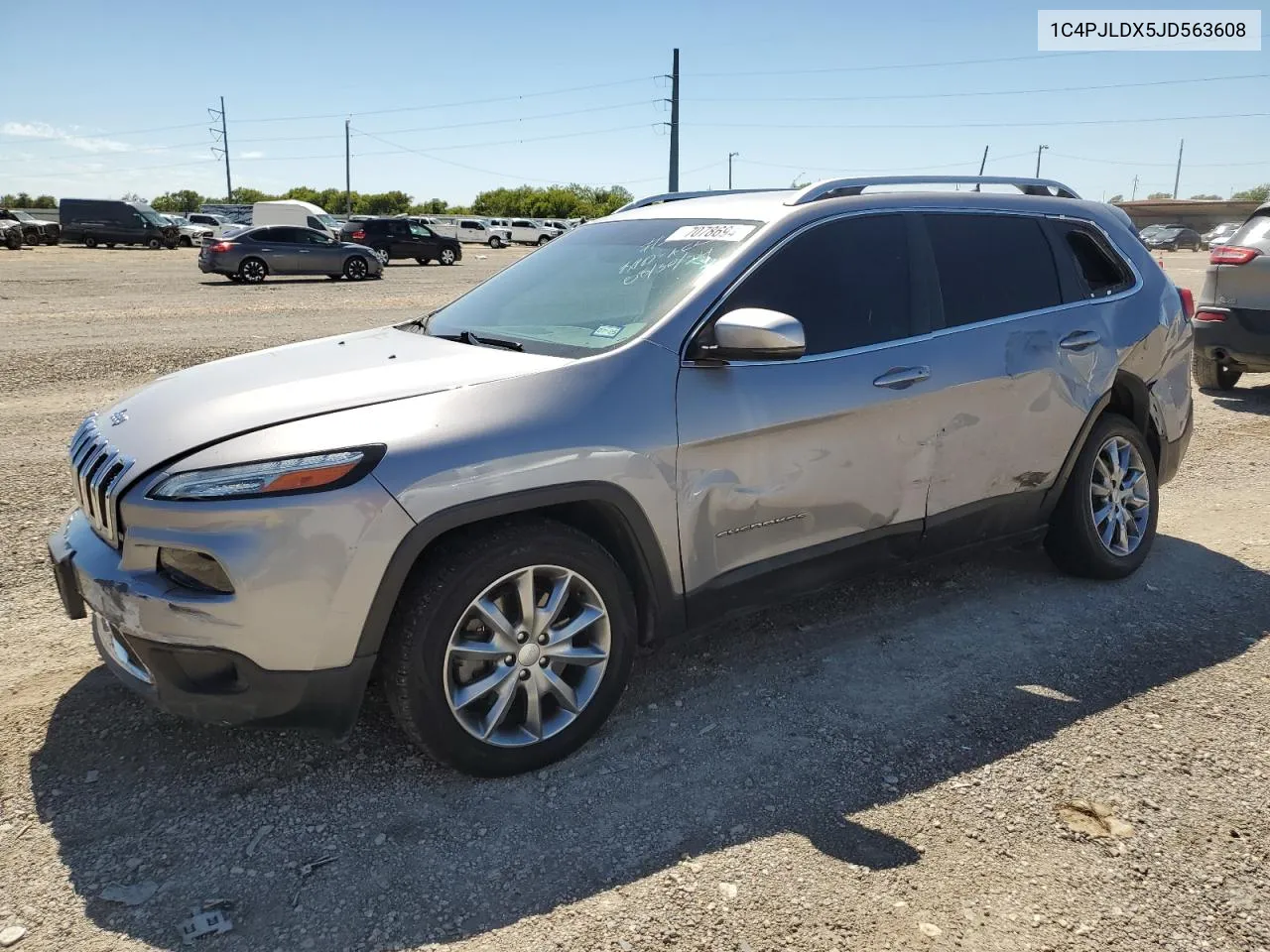 2018 Jeep Cherokee Limited VIN: 1C4PJLDX5JD563608 Lot: 70786944