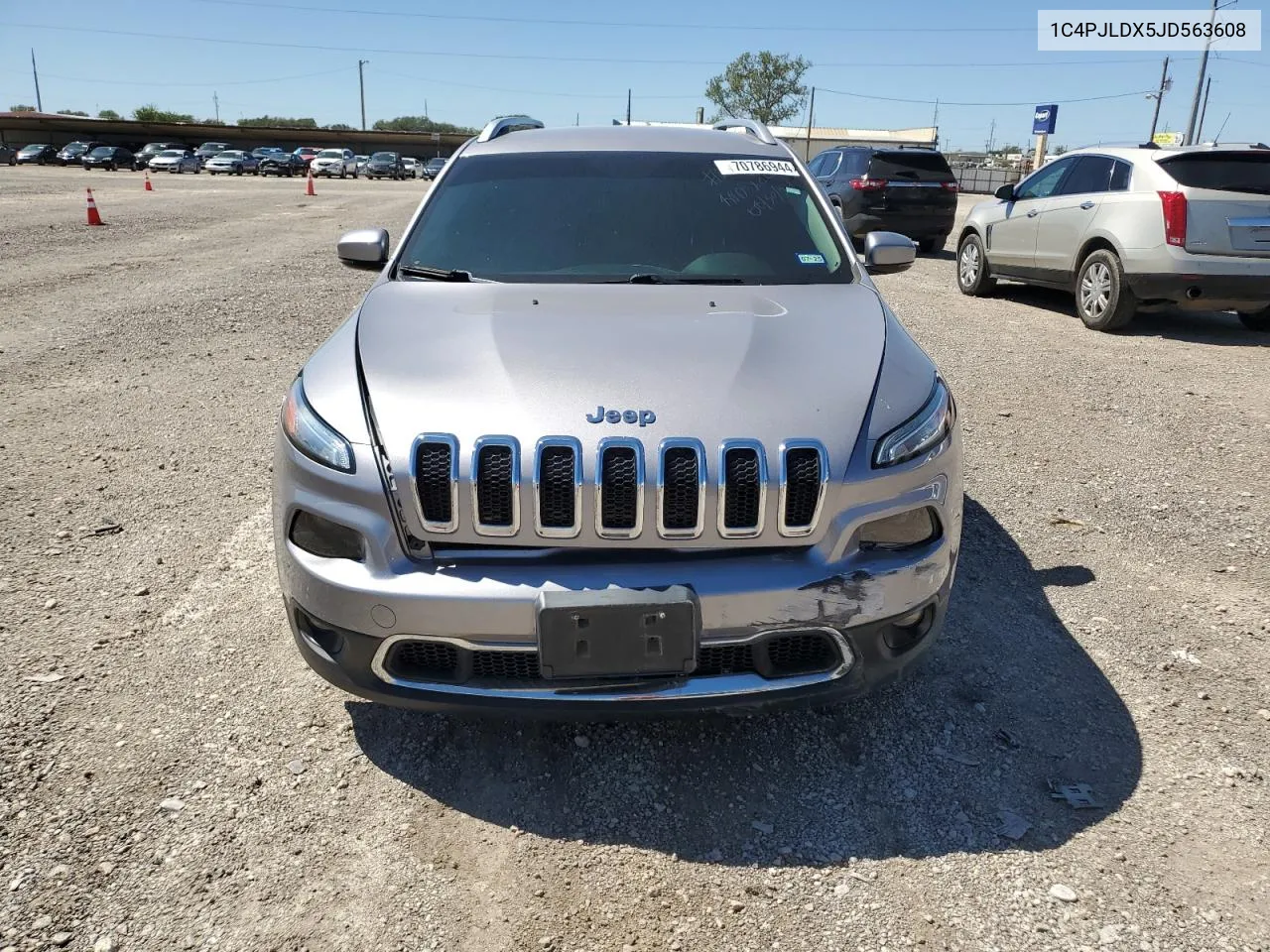 1C4PJLDX5JD563608 2018 Jeep Cherokee Limited