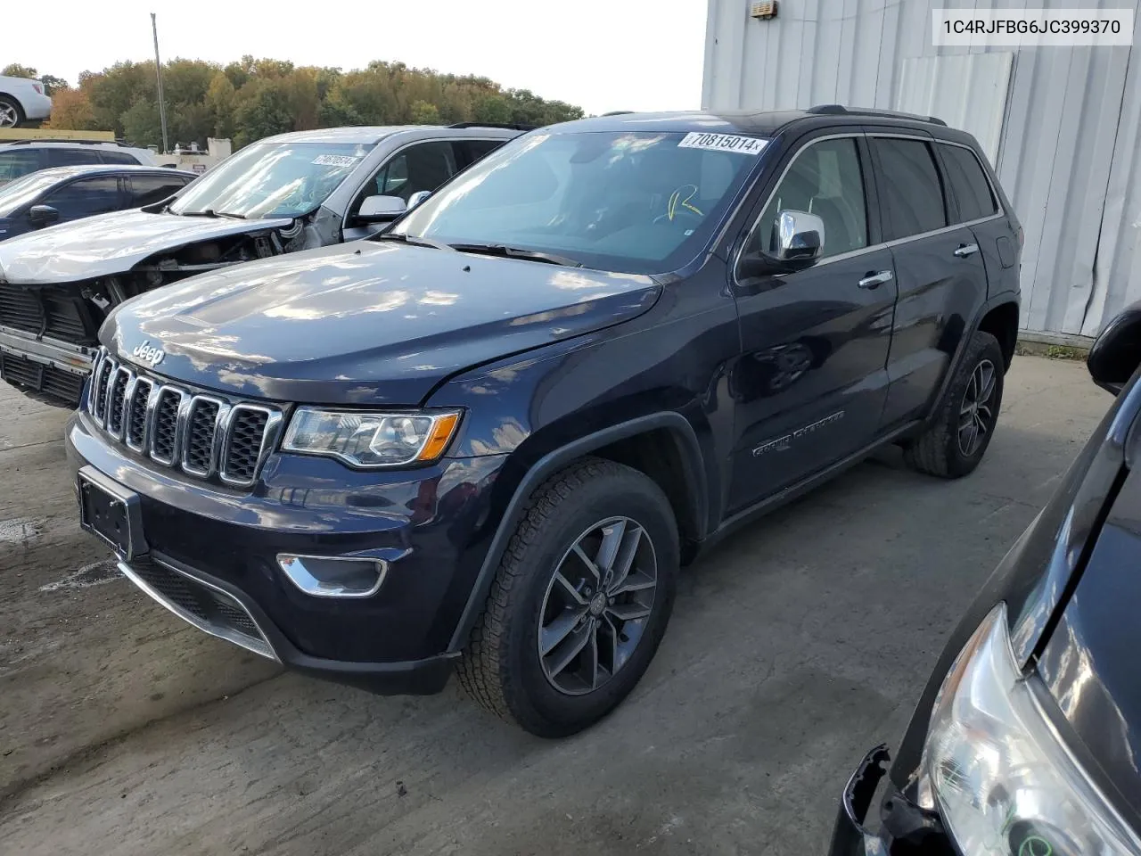 2018 Jeep Grand Cherokee Limited VIN: 1C4RJFBG6JC399370 Lot: 70815014