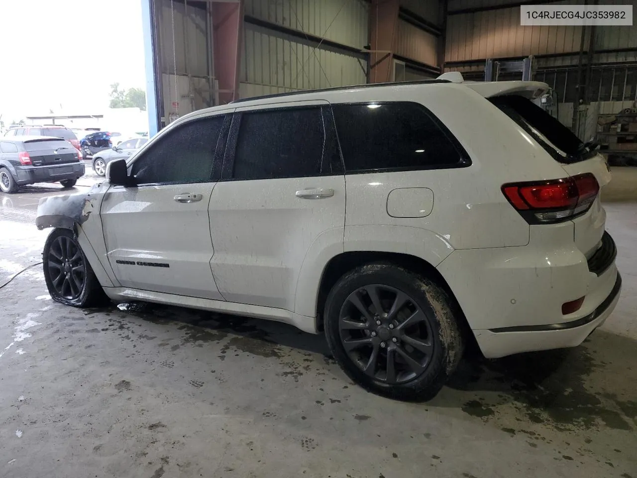 2018 Jeep Grand Cherokee Overland VIN: 1C4RJECG4JC353982 Lot: 70825444