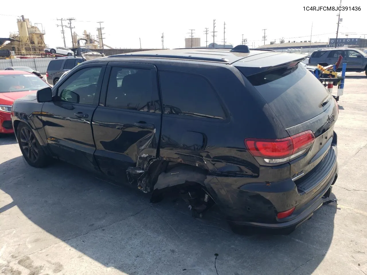 2018 Jeep Grand Cherokee Overland VIN: 1C4RJFCM8JC391436 Lot: 70892404