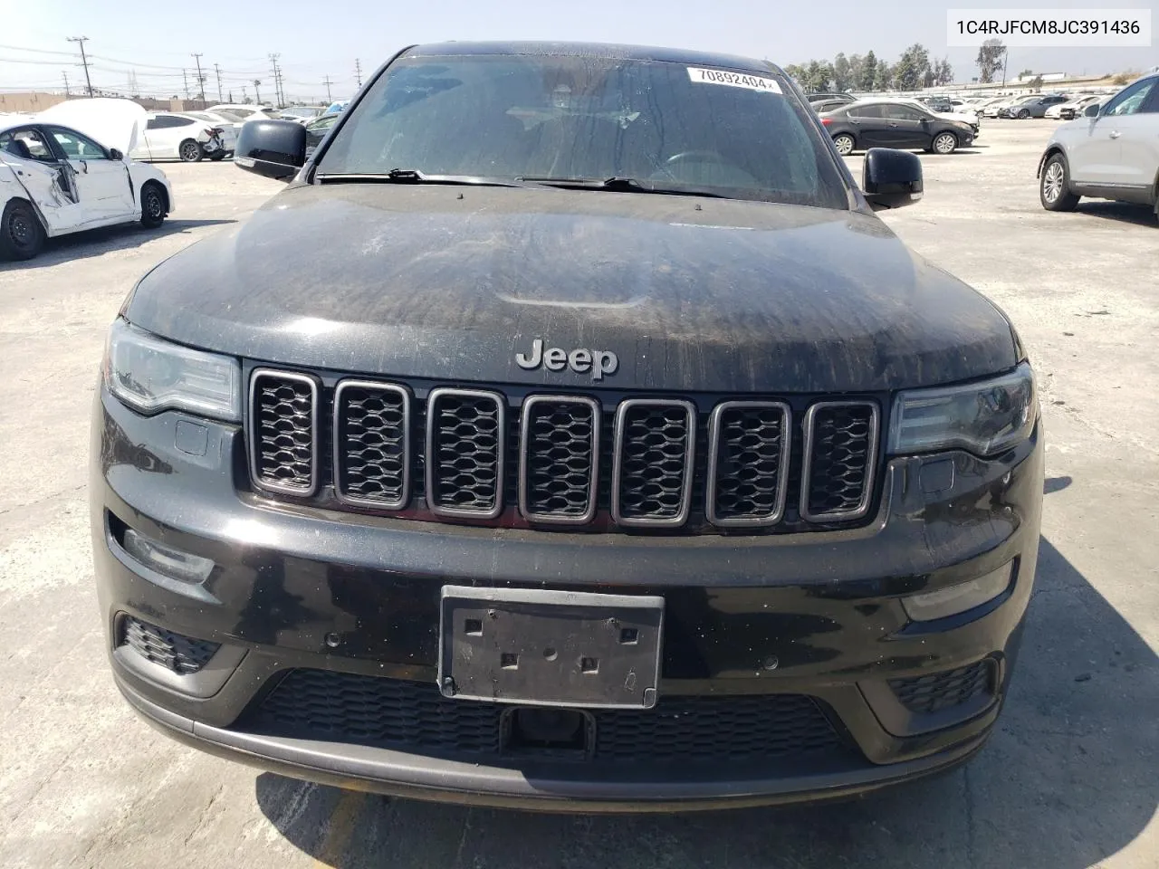 2018 Jeep Grand Cherokee Overland VIN: 1C4RJFCM8JC391436 Lot: 70892404